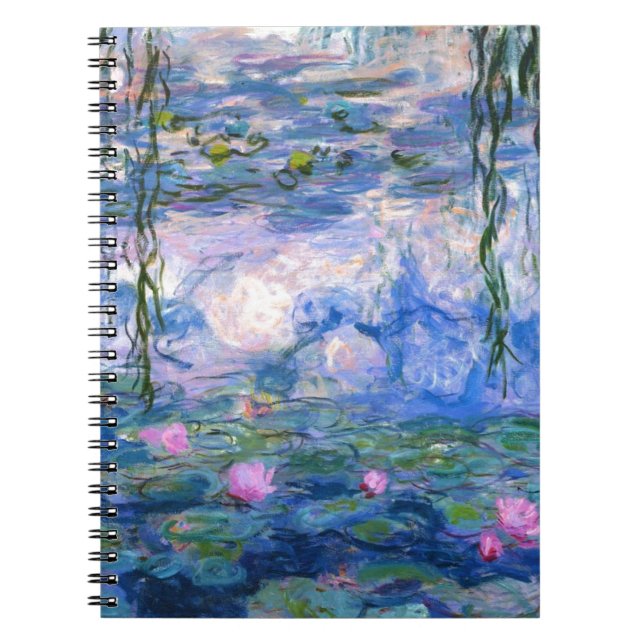 Claude Monet Vatten Lillies 1919 Anteckningsbok (Framsidan)