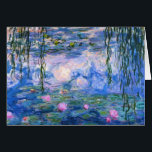 Claude Monet Vatten Lillies 1919 Hälsningskort<br><div class="desc">Titel: Vatten Lilies Artist: Claude Monet Year: 1919</div>