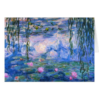 Claude Monet Vatten Lillies 1919 Hälsningskort