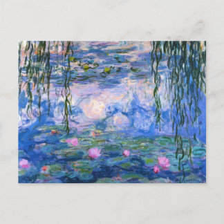 Claude Monet Vatten Lillies 1919 Vykort