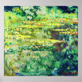 Claude Monet - Vatten Lillies - Bassin des Nymphea Poster