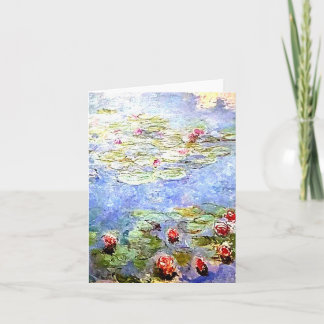 Claude Monet vatten Lillies Notecard Kort