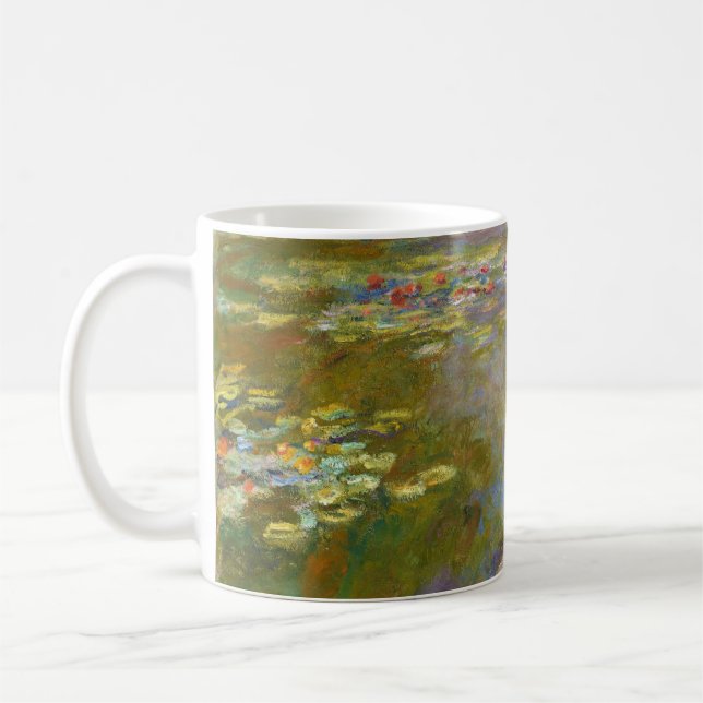 Claude Monet - Vatten Lily Pond 1917 Kaffemugg (Vänster)