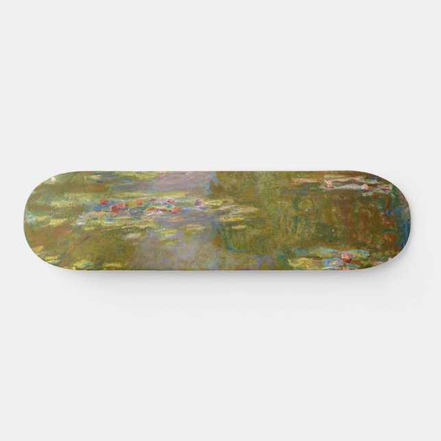Claude Monet - Vatten Lily Pond 1917 Mini Skateboard Bräda 18,5 Cm (Horz)