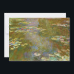 Claude Monet - Vatten Lily Pond 1917 Tack Kort<br><div class="desc">Vatten Lily Pond (Nympheas) - Claude Monet,  Oil on Canvas,  1917-1919</div>