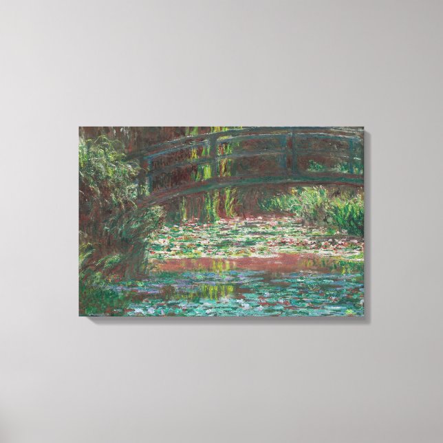 Claude Monet - Vatten Lily Pond Canvastryck (Framsida)