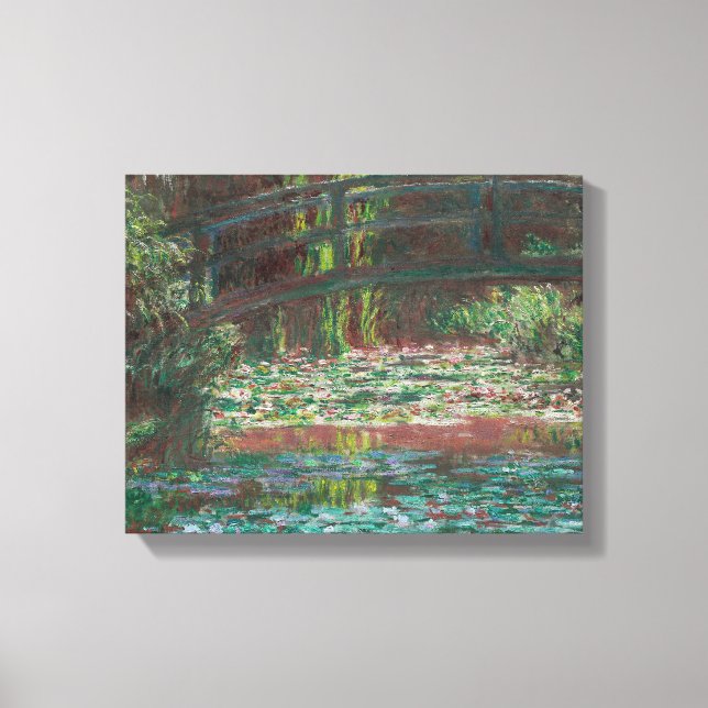 Claude Monet - Vatten Lily Pond Canvastryck (Framsida)