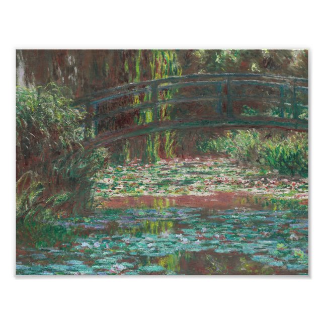 Claude Monet - Vatten Lily Pond Fototryck (Framsidan)