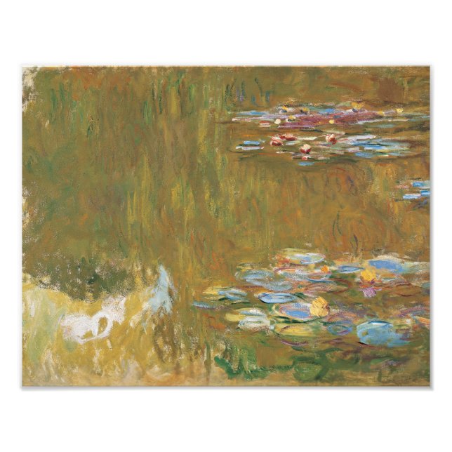 Claude Monet - Vatten Lily Pond Fototryck (Framsidan)