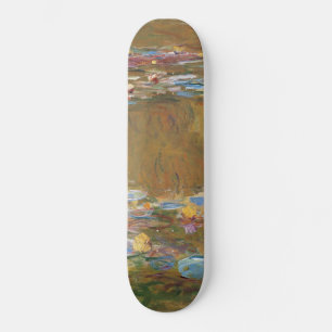 Claude Monet Vatten Lily Pond GalleryHD Vintage Mini Skateboard Bräda 18,7 Cm