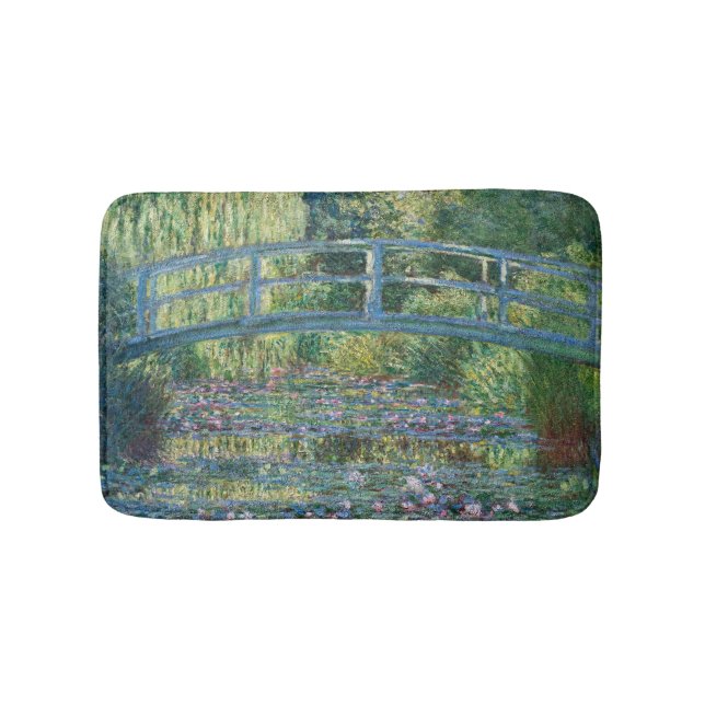 Claude Monet - Vatten Lily pond, Grönt Harmony Badrumsmatta (Framsidan)