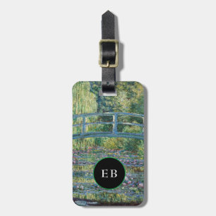 Claude Monet - Vatten Lily pond, Grönt Harmony Bagagebricka