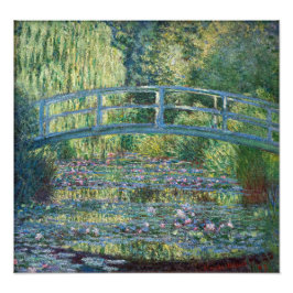 Claude Monet - Vatten Lily pond, Grönt Harmony Fototryck