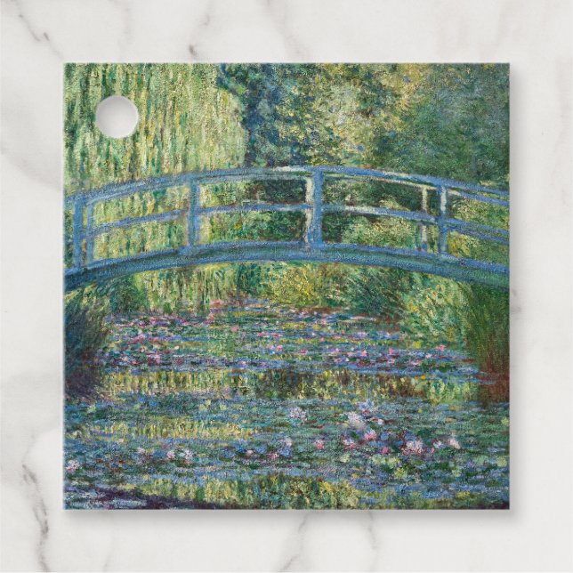Claude Monet - Vatten Lily pond, Grönt Harmony Gåvor Etiketter (Framsida)