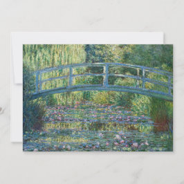 Claude Monet - Vatten Lily pond, Grönt Harmony Inbjudningar