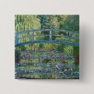 Claude Monet - Vatten Lily pond, Grönt Harmony Knapp