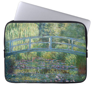 Claude Monet - Vatten Lily pond, Grönt Harmony Laptop Fodral