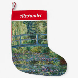 Claude Monet - Vatten Lily pond, Grönt Harmony Liten Julstrumpa