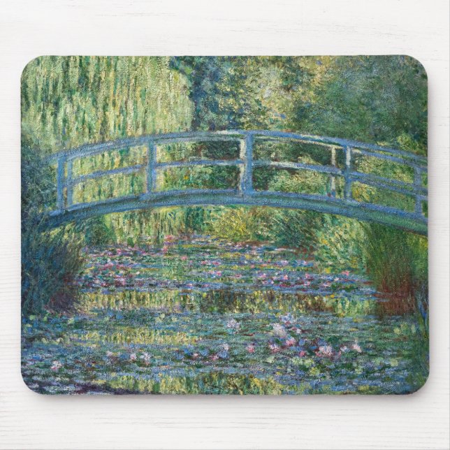 Claude Monet - Vatten Lily pond, Grönt Harmony Musmatta (Framsidan)