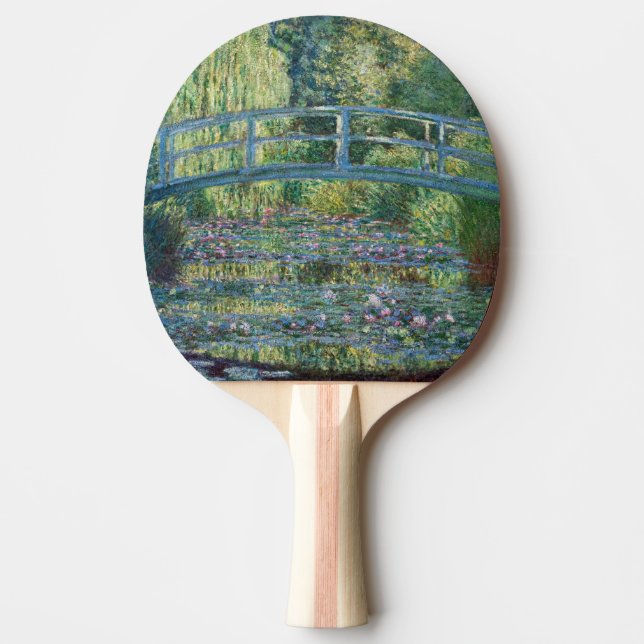 Claude Monet - Vatten Lily pond, Grönt Harmony Pingisracket (Framsidan)