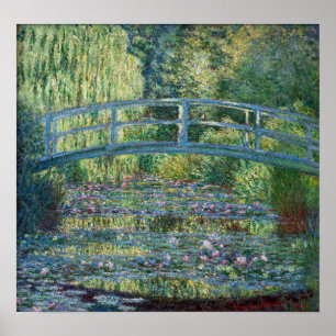Claude Monet - Vatten Lily pond, Grönt Harmony Poster