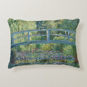 Claude Monet - Vatten Lily pond, Grönt Harmony Prydnadskudde