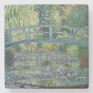 Claude Monet - Vatten Lily pond, Grönt Harmony Stenunderlägg