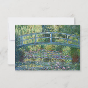 Claude Monet - Vatten Lily pond, Grönt Harmony Tack Kort