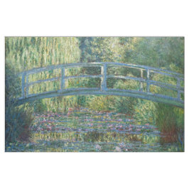 Claude Monet - Vatten Lily pond, Grönt Harmony Tyg