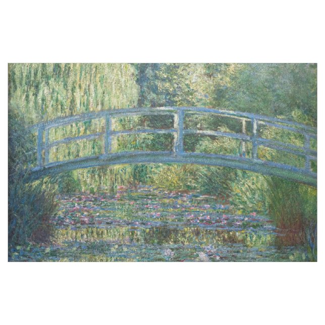 Claude Monet - Vatten Lily pond, Grönt Harmony Tyg (Yard)