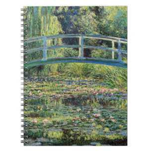 Claude Monet - Vatten Lily Pond & Japanesese Bridg Anteckningsbok
