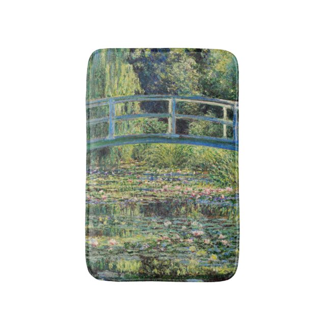 Claude Monet - Vatten Lily Pond & Japanesese Bridg Badrumsmatta (Framsidan (Vertikal))