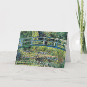 Claude Monet - Vatten Lily Pond & Japanesese Bridg Kort