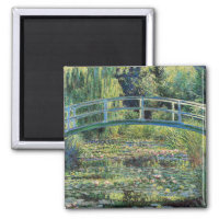 Claude Monet - Vatten Lily Pond & Japanesese Bridg