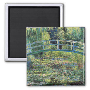 Claude Monet - Vatten Lily Pond & Japanesese Bridg Magnet