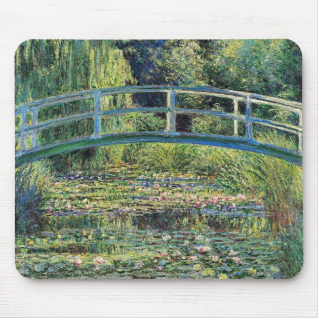 Claude Monet - Vatten Lily Pond & Japanesese Bridg Musmatta (Framsidan)