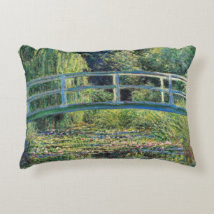 Claude Monet - Vatten Lily Pond & Japanesese Bridg Prydnadskudde