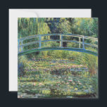 Claude Monet - Vatten Lily Pond & Japanesese Bridg Tack Kort<br><div class="desc">Vatten Lily Pond och den japanska bron/Le Bassin aux nympheas - Claude Monet,  1899</div>