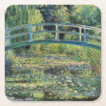 Claude Monet - Vatten Lily Pond & Japanesese Bridg Underlägg Papper Kvadrat<br><div class="desc">Vatten Lily Pond och den japanska bron/Le Bassin aux nympheas - Claude Monet,  1899</div>