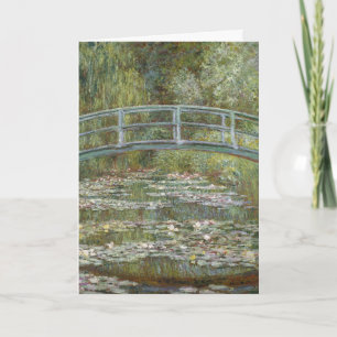 Claude Monet Vatten Lily Pond (japansk fotbro) Kort