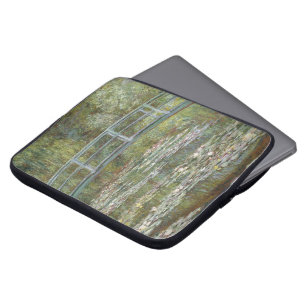 Claude Monet Vatten Lily Pond (japansk fotbro) Laptop Fodral