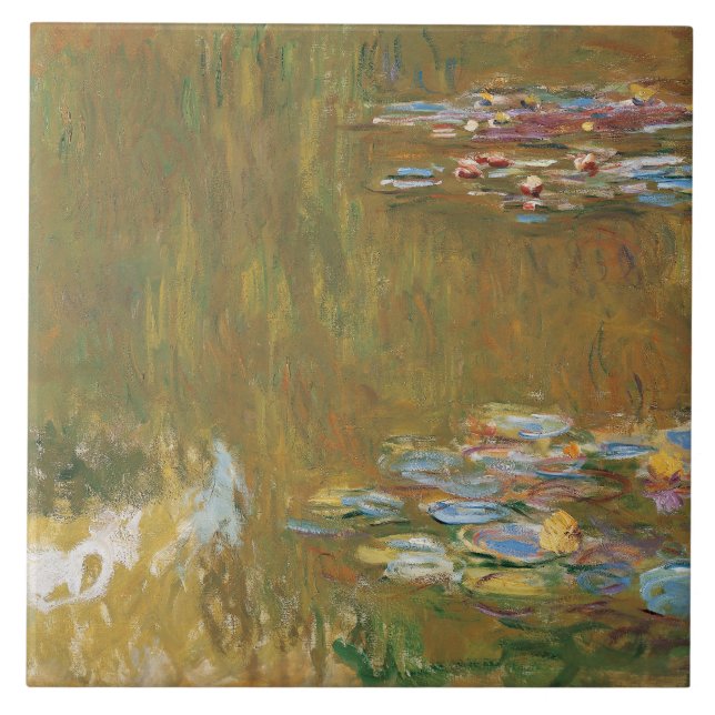 Claude Monet - Vatten Lily Pond Kakelplatta (Framsidan)