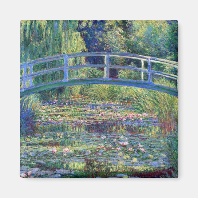 Claude Monet Vatten Lily Pond Magnet (Framsidan)
