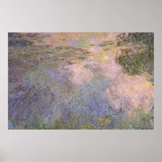 Claude Monet | Vatten-Lily Pond Poster (Framsidan)