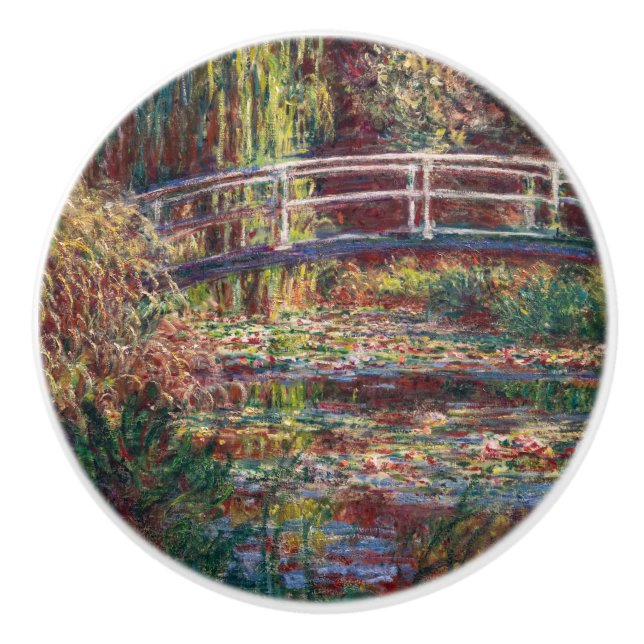 Claude Monet - Vatten Lily pond, Rosa Harmony Knopp (Framsidan)