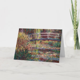 Claude Monet - Vatten Lily pond, Rosa Harmony Kort