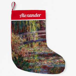 Claude Monet - Vatten Lily pond, Rosa Harmony Liten Julstrumpa