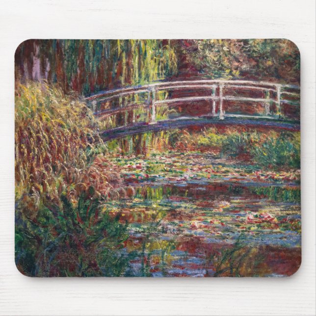 Claude Monet - Vatten Lily pond, Rosa Harmony Musmatta (Framsidan)