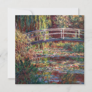 Claude Monet - Vatten Lily pond, Rosa Harmony Tack Kort