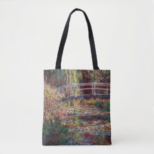 Claude Monet - Vatten Lily pond, Rosa Harmony Tygkasse